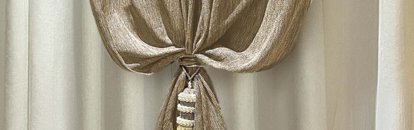 Cortina Dual Maria c/ Xale