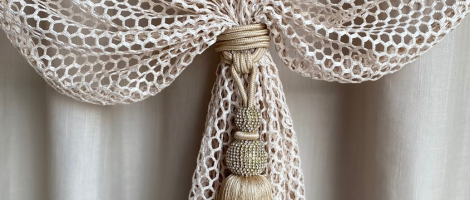 Cortina dual c/xale Isis