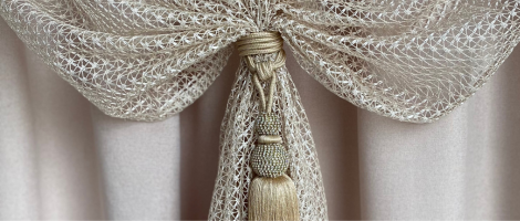 Cortina dual c/xale Malu